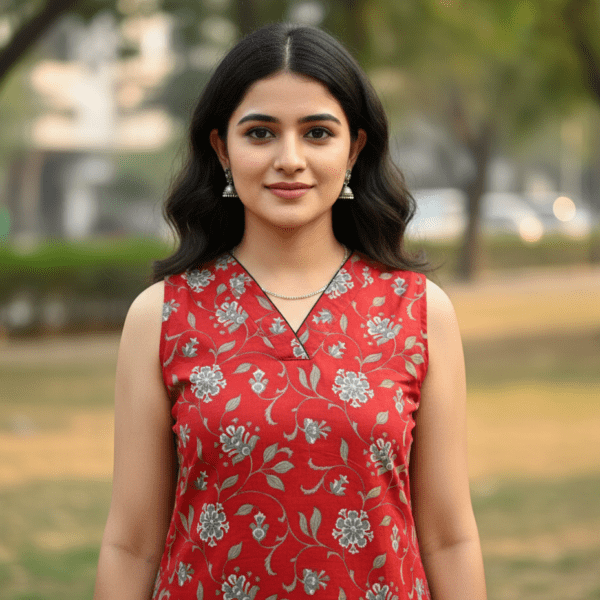 Short kurti - Red
